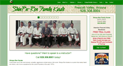 Desktop Screenshot of prescottkarate.com